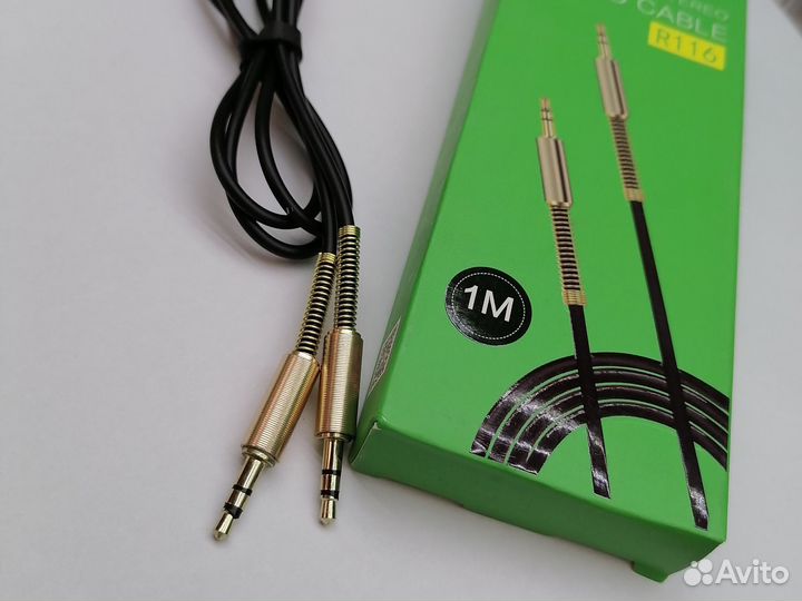 AUX кабель 3.5 jack на 3.5 jack силикон