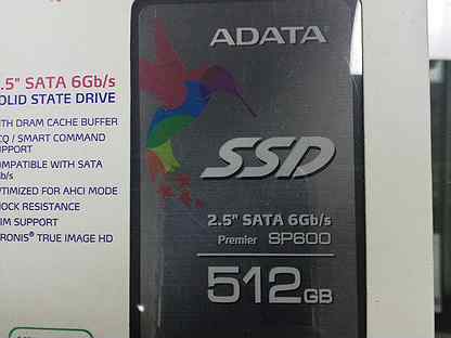Жёсткий диск ssd A-data 512 GB