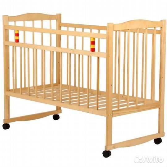 Кроватка детская с двусторонним матрасом