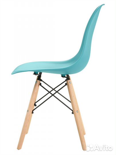 Стул в стиле eames DSW бирюзовый