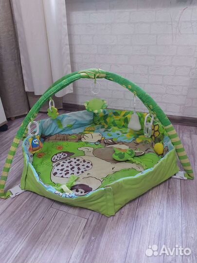 Развивающий игровой детский коврик ферма