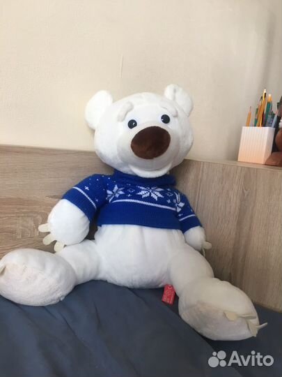 Плюшевый медведь умка рюкзак