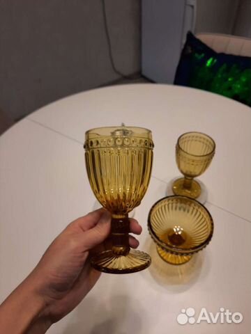 Бокалы цветное стекло