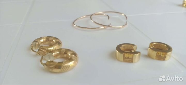 Золотые сережки
