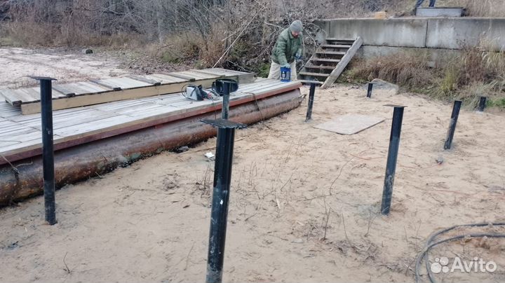 SVS3,5 - Винтовые сваи, установка под ключ