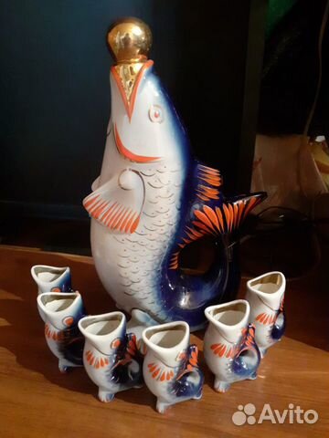 Штоф Рыбка с рыбками, СССР