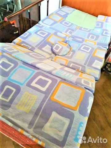 Медицинская кровать для лежачих больных +матрас+wc