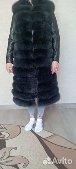 Шуба из песца