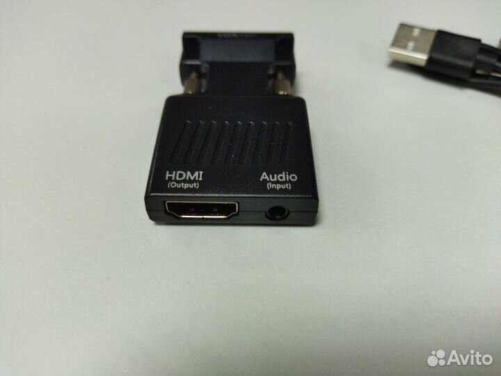 Видеоадаптер с VGA-hdmi (не путать с hdmi-VGA)