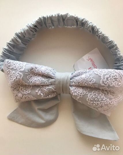 Бант для конверта на выписку новый