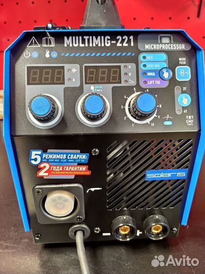 Полуавтомат сварочный Solaris multimig-221