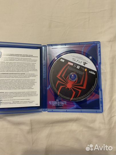 Человек паук майлз моралес ps5 диск русс
