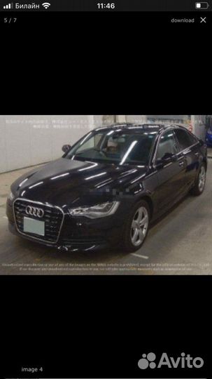 Разбор Audi A6 C7 4g chva 2013г пробег 47000км