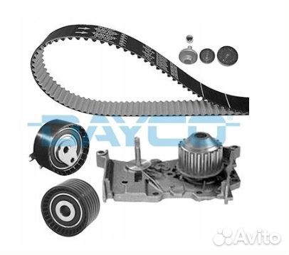 Комплект грм с водяным насосом Dayco ktbwp4601