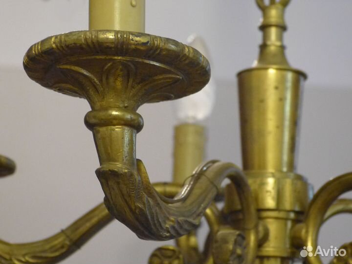 Антикварная люстра в стиле Ампир. Франция