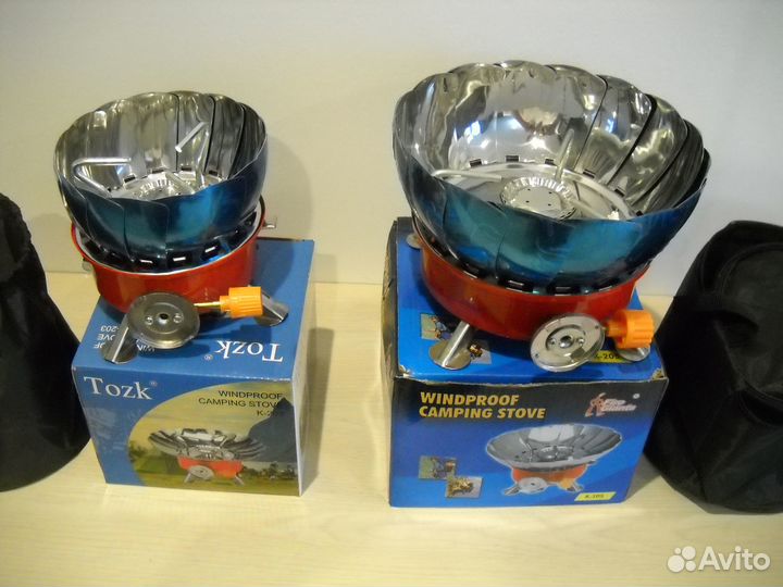 Новая газовая плита походная