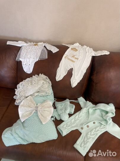 Вязаный набор на выписку