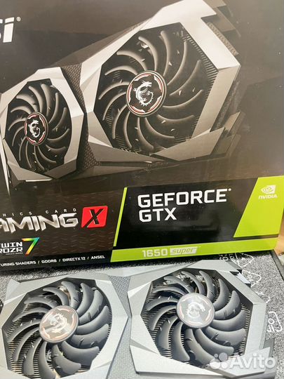 Видеокарта GTX 1650 Super Gaming x