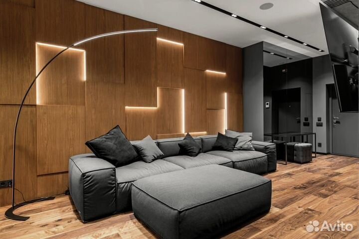 Диван Лофт черный