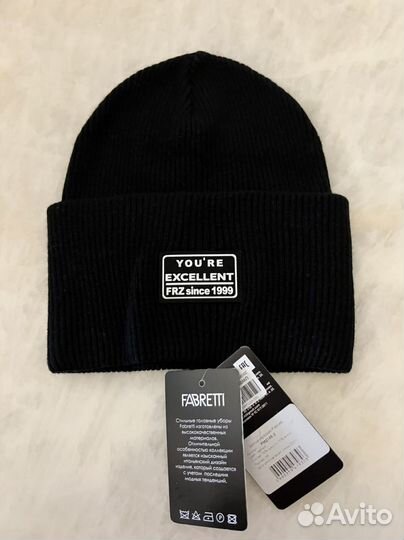 Шапка унисекс fabretti шерсть