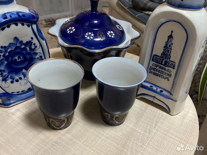 Сосуд для святой воды салатник и стаканы