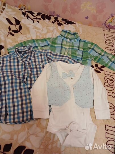 Рубашка для мальчика 92