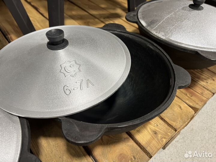 Казан чугунный Наманган 4 - 22 л казан узбекский