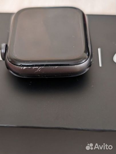 Apple watch se 44 mm (nike, черные)