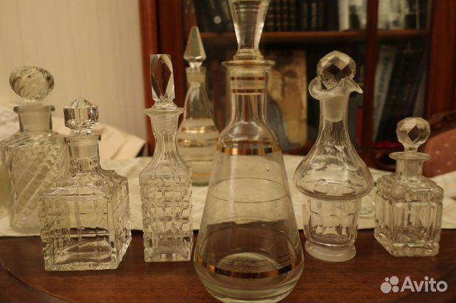 Стеклянные флаконы и пробки хрусталь