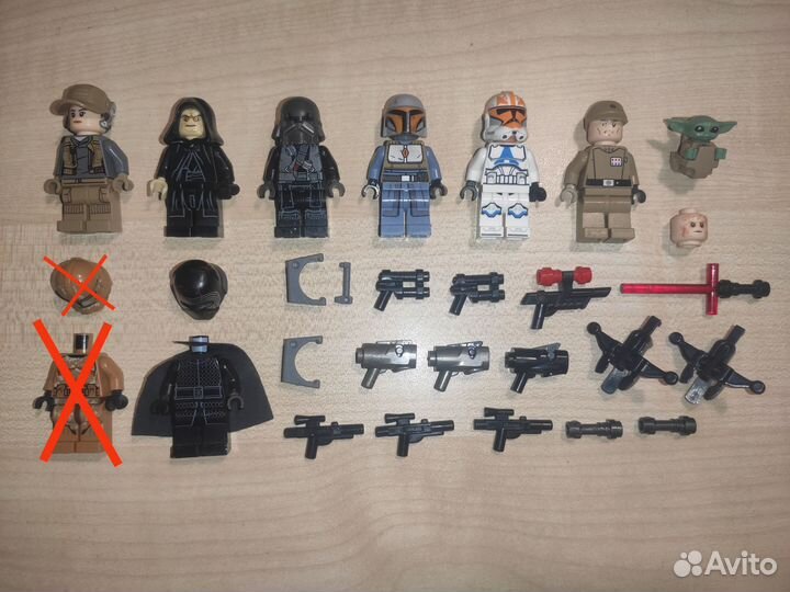 Lego star wars минифигурки