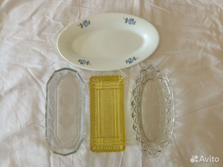 Селедочница СССР, тарелка винтажная