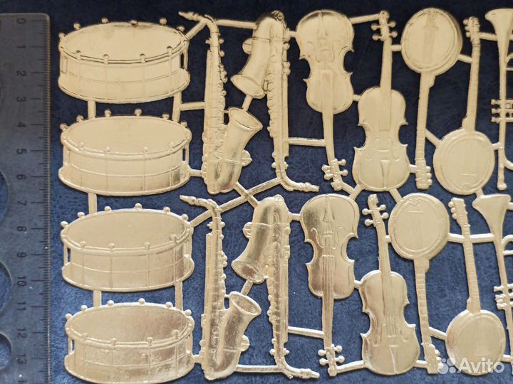 Золотой и серебряный дрезденский картонаж