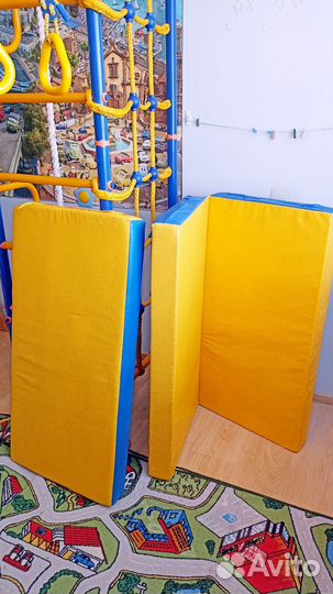 Мат гимнастический складной спортивный