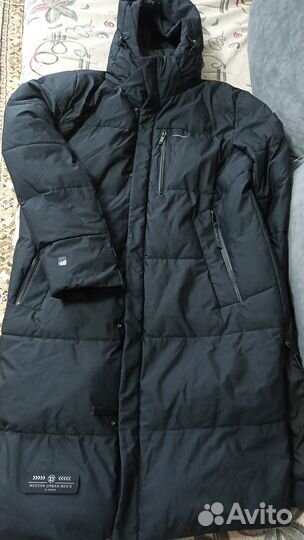 Пуховик зимний мужской удлиненный