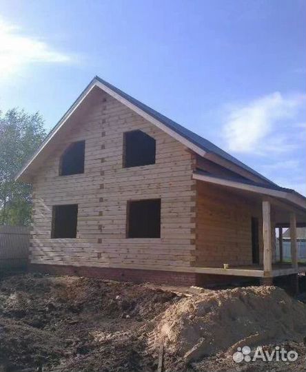 Строительство домов, под ключ 90кв