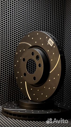 Диски тормозные перфорированные Volvo S60/XC70