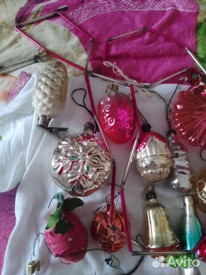 Елочные игрушки СССР