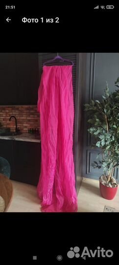 Тюль Икеа 2 шт и 2 декоративные наволочки Икеа