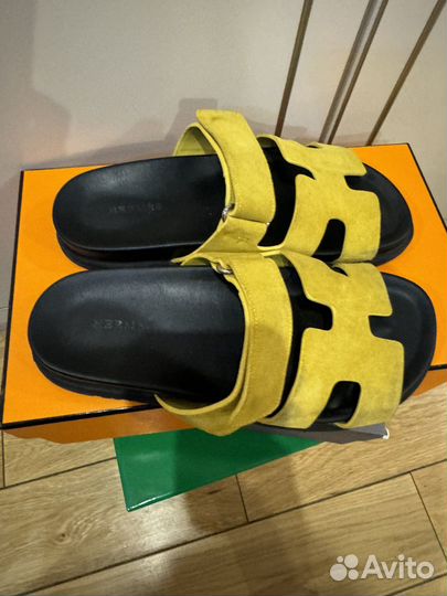 Шлепки hermes 39