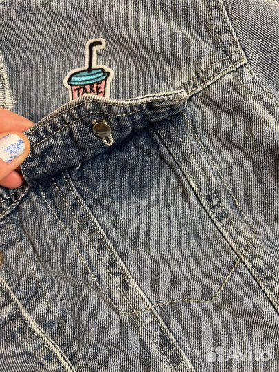 Куртка джинсовка для девочки 116