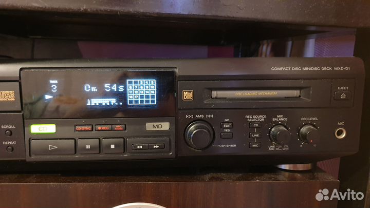 Cd-Md проигрыватель sony MXD-D1