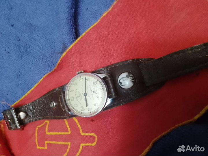 Часы Штурманские ччз 15 кам.+ремешок Гагарин СССР