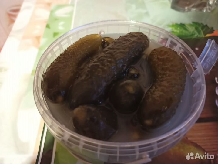 Огурцы солёные и квашеная капуста с доставкой