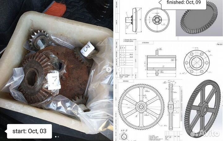 Конструкторские услуги, чертежи Solidworks реверс