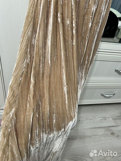 Юбка велюровая hm xs/s