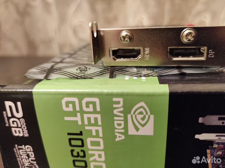 Asus GT1030-2G-BRK gddr5, Low Profile