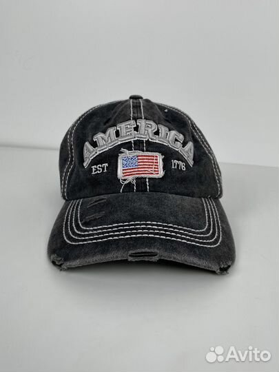 America Distressed Vintage Cap Carhartt Karl Kani