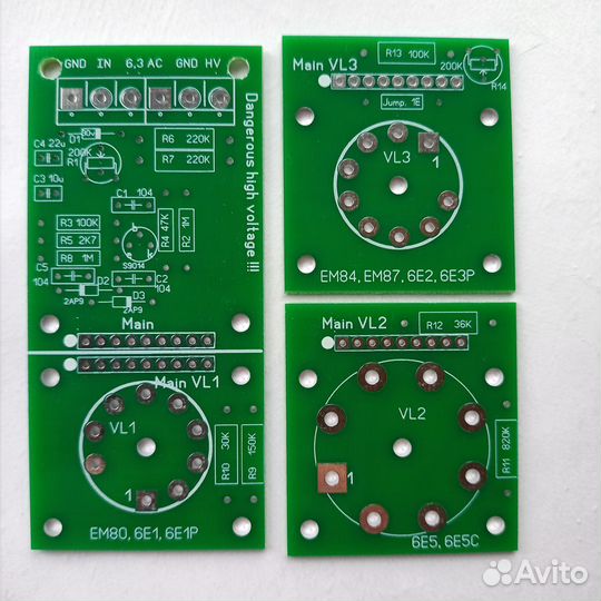 Индикатор зеленый глаз 6е1п, 6е3п, 6е5с