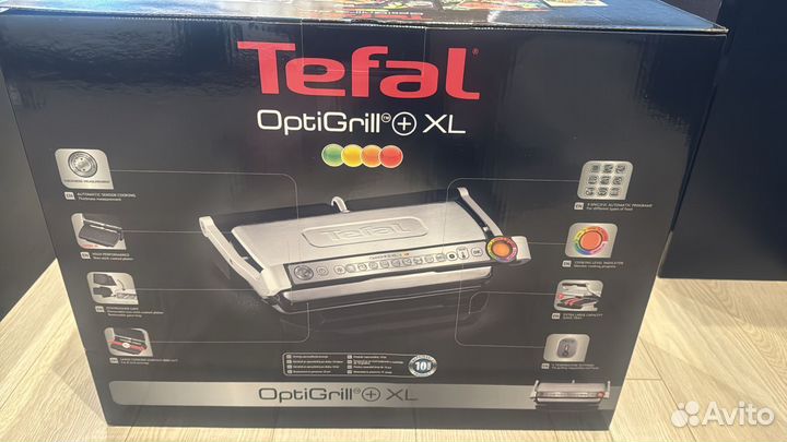 Гриль Tefal Optigrill GC722D34 XL Новый гарантия