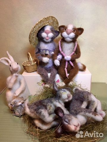 Игрушки из шерсти